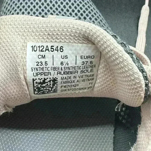 Asics Womens Size 6.5 Running Shoes Gel-33 Gray Pink Sneakers Lightweight GUC - Picture 8 of 8